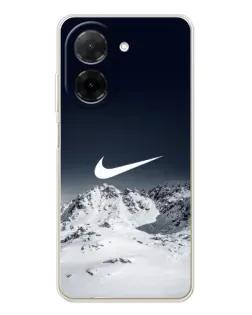 Чохол для Xiaomi Poco C71 з картинкою «Nike — зимові гори»