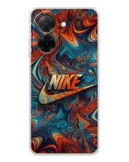 Чохол для Xiaomi Poco C71 з картинкою «Nike в абстракції»