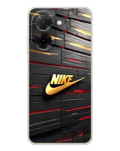 Чохол для Xiaomi Poco C71 з картинкою «Золотий Nike на металі» Чохол для Xiaomi Poco C71 з картинкою «Золотий Nike на металі»