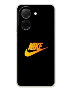Чохол для Xiaomi Poco C71 з картинкою «Золотий логотип Nike»