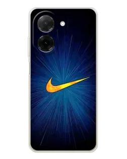 Чехол для Xiaomi Poco C71 с картинкой «Синий пульс Nike» Чехол для Xiaomi Poco C71 с картинкой «Синий пульс Nike»