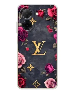 Чехол для Xiaomi Poco C71 с картинкой «Цветочный Louis Vuitton» Чехол для Xiaomi Poco C71 с картинкой «Цветочный Louis Vuitton»