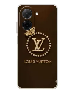 Чохол для Xiaomi Poco C71 з картинкою «LV — золота печатка»