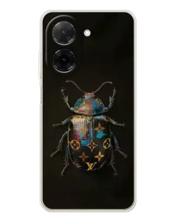 Чохол для Xiaomi Poco C71 з картинкою «LV — мармуровий принт»