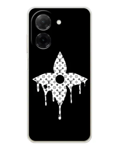 Чохол для Xiaomi Poco C71 з картинкою «Квіткова монограма» Чохол для Xiaomi Poco C71 з картинкою «Квіткова монограма»
