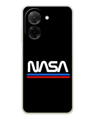 Чохол для Xiaomi Poco C71 з картинкою «NASA — класика Red Blue» Чохол для Xiaomi Poco C71 з картинкою «NASA — класика Red Blue»