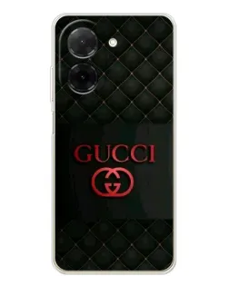 Чохол для Xiaomi Poco C71 з картинкою «Gucci — стьобаний чорний»