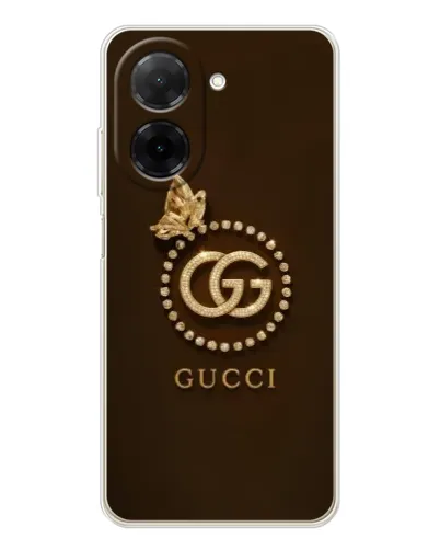 Чохол для Xiaomi Poco C71 з картинкою «Gucci — золотий метелик»