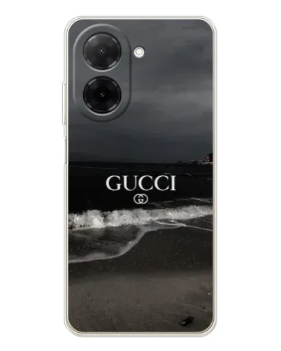 Чохол для Xiaomi Poco C71 з картинкою «Gucci — морський прибій»