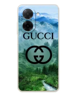 Чохол для Xiaomi Poco C71 з картинкою «Gucci — гірський пейзаж»