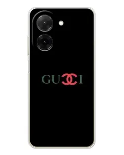 Чохол для Xiaomi Poco C71 з картинкою «Gucci — червоний градієнт»
