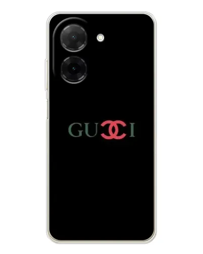 Чохол для Xiaomi Poco C71 з картинкою «Gucci — червоний градієнт»