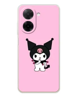 Чехол для Xiaomi Poco C71 с картинкой «Kuromi — розовая нежность» Чехол для Xiaomi Poco C71 с картинкой «Kuromi — розовая нежность»