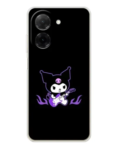 Чехол для Xiaomi Poco C71 с картинкой «Электрическая Kuromi»