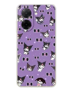 Чехол для Xiaomi Poco C71 с картинкой «Kuromi — паттерн» Чехол для Xiaomi Poco C71 с картинкой «Kuromi — паттерн»