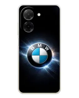 Чехол для Xiaomi Poco C71 с картинкой «BMW — неоновое сияние» Чехол для Xiaomi Poco C71 с картинкой «BMW — неоновое сияние»