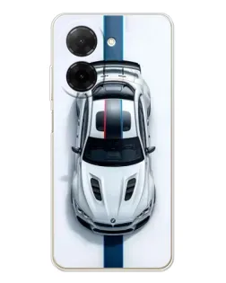 Чехол для Xiaomi Poco C71 с картинкой «Вид сверху — BMW M» Чехол для Xiaomi Poco C71 с картинкой «Вид сверху — BMW M»