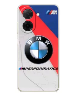Чехол для Xiaomi Poco C71 с картинкой «BMW Performance стиль» Чехол для Xiaomi Poco C71 с картинкой «BMW Performance стиль»