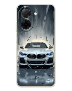 Чохол для Xiaomi Poco C71 з картинкою «BMW у світлі фар» Чохол для Xiaomi Poco C71 з картинкою «BMW у світлі фар»