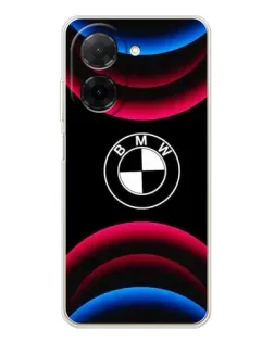 Чохол для Xiaomi Poco C71 з картинкою «Логотип BMW та неонові дуги» Чохол для Xiaomi Poco C71 з картинкою «Логотип BMW та неонові дуги»