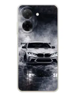 Чохол для Xiaomi Poco C71 з картинкою «BMW крізь туман» Чохол для Xiaomi Poco C71 з картинкою «BMW крізь туман»