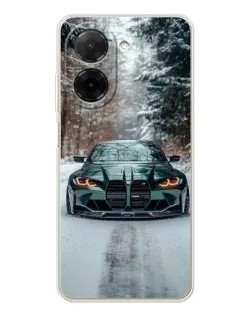 Чохол для Xiaomi Poco C71 з картинкою «BMW у зимовому лісі» Чохол для Xiaomi Poco C71 з картинкою «BMW у зимовому лісі»