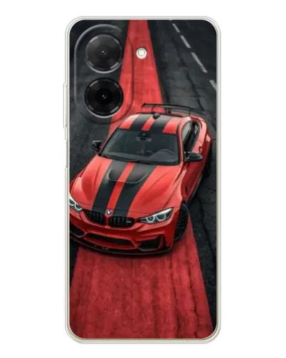 Чехол для Xiaomi Poco C71 с картинкой «BMW на красной дорожке»