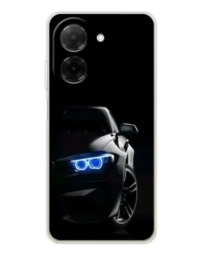 Чехол для Xiaomi Poco C71 с картинкой «BMW — ночной взгляд» Чехол для Xiaomi Poco C71 с картинкой «BMW — ночной взгляд»