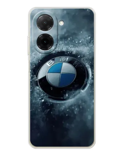 Чехол для Xiaomi Poco C71 с картинкой «Логотип BMW — лед» Чехол для Xiaomi Poco C71 с картинкой «Логотип BMW — лед»
