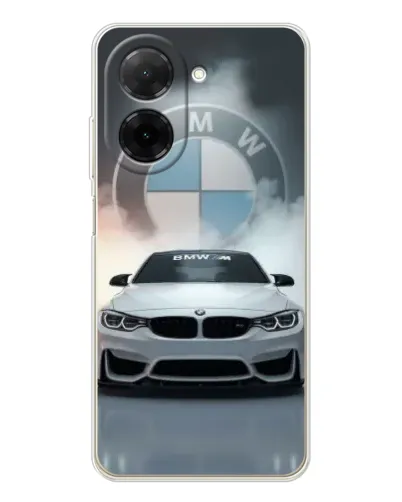 Чехол для Xiaomi Poco C71 с картинкой «BMW в белом дыму» Чехол для Xiaomi Poco C71 с картинкой «BMW в белом дыму»