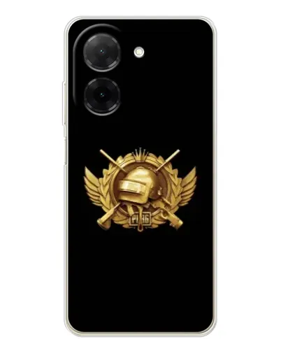 Чехол для Xiaomi Poco C71 с картинкой «PUBG — оранжевый градиент» Чехол для Xiaomi Poco C71 с картинкой «PUBG — оранжевый градиент»