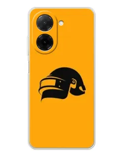 Чехол для Xiaomi Poco C71 с картинкой «PUBG — золотой шлем» Чехол для Xiaomi Poco C71 с картинкой «PUBG — золотой шлем»