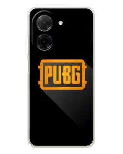 Чехол для Xiaomi Poco C71 с картинкой «PUBG — рамка лого» Чехол для Xiaomi Poco C71 с картинкой «PUBG — рамка лого»