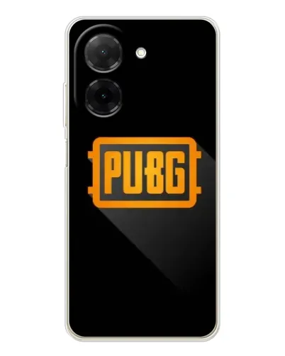 Чехол для Xiaomi Poco C71 с картинкой «PUBG — рамка лого» Чехол для Xiaomi Poco C71 с картинкой «PUBG — рамка лого»