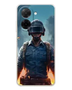 Чехол для Xiaomi Poco C71 с картинкой «PUBG — реалистичный герой» Чехол для Xiaomi Poco C71 с картинкой «PUBG — реалистичный герой»