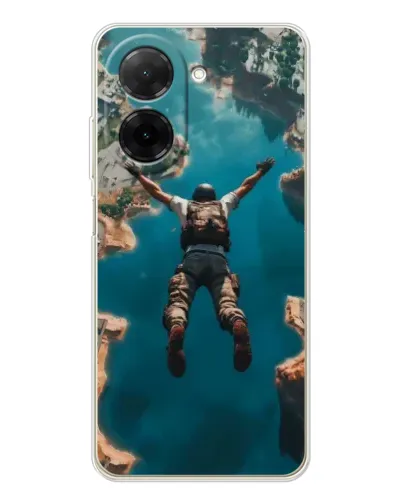 Чехол для Xiaomi Poco C71 с картинкой «PUBG — свободное падение» Чехол для Xiaomi Poco C71 с картинкой «PUBG — свободное падение»