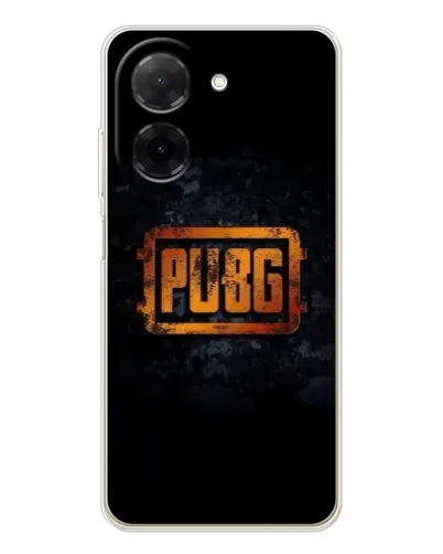 Чехол для Xiaomi Poco C71 с картинкой «PUBG — золотой логотип» Чехол для Xiaomi Poco C71 с картинкой «PUBG — золотой логотип»