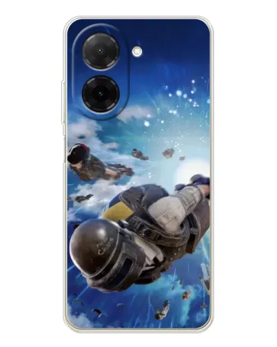 Чехол для Xiaomi Poco C71 с картинкой «Десант PUBG — прыжок» Чехол для Xiaomi Poco C71 с картинкой «Десант PUBG — прыжок»