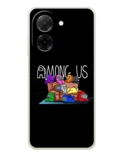 Чохол для Xiaomi Poco C71 з картинкою «Логотип Among Us»