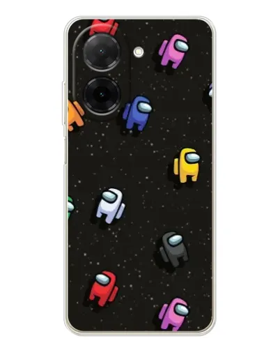 Чохол для Xiaomi Poco C71 з картинкою «Космічний патерн Among Us» Чохол для Xiaomi Poco C71 з картинкою «Космічний патерн Among Us»