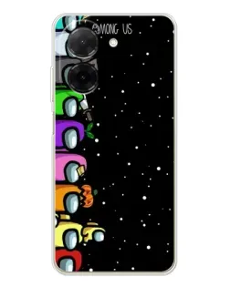 Чехол для Xiaomi Poco C71 с картинкой «Команда Among Us» Чехол для Xiaomi Poco C71 с картинкой «Команда Among Us»