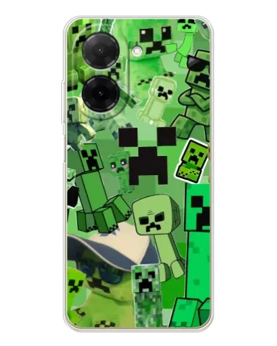 Чохол для Xiaomi Poco C71 з картинкою «Кріпери Minecraft» Чохол для Xiaomi Poco C71 з картинкою «Кріпери Minecraft»