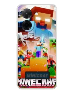 Чохол для Xiaomi Poco C71 з картинкою «Minecraft герої гри»