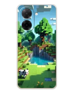 Чохол для Xiaomi Poco C71 з картинкою «Minecraft літній день»
