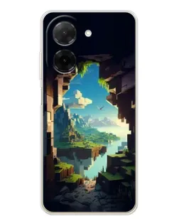 Чохол для Xiaomi Poco C71 з картинкою «Вид з печери»