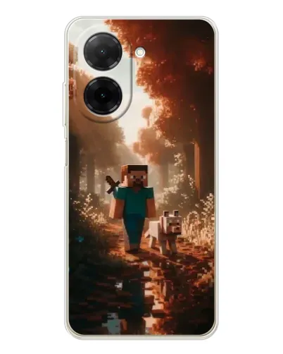 Чохол для Xiaomi Poco C71 з картинкою «Стів у лісі» Чохол для Xiaomi Poco C71 з картинкою «Стів у лісі»