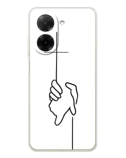 Чохол для Xiaomi Poco C71 з картинкою «Рука тримає»