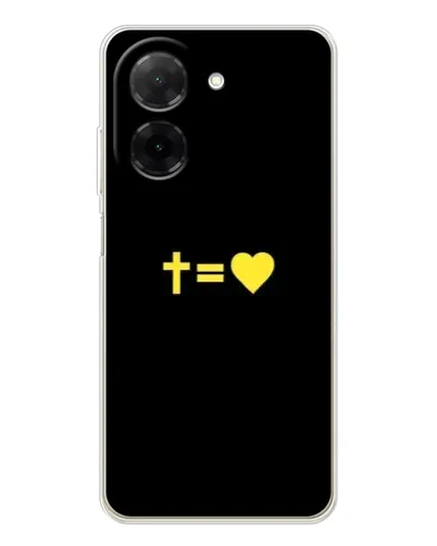 Чехол для Xiaomi Poco C71 с картинкой «Сердце и Крест» Чехол для Xiaomi Poco C71 с картинкой «Сердце и Крест»
