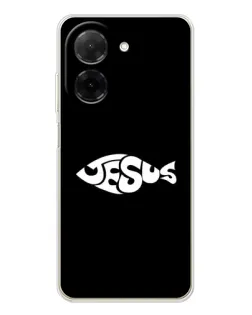 Чехол для Xiaomi Poco C71 с картинкой «Рыба Jesus» Чехол для Xiaomi Poco C71 с картинкой «Рыба Jesus»