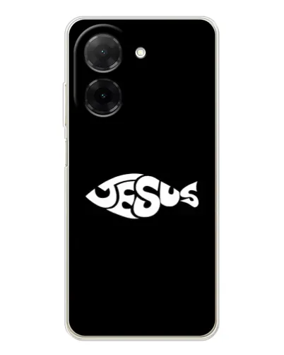 Чехол для Xiaomi Poco C71 с картинкой «Рыба Jesus» Чехол для Xiaomi Poco C71 с картинкой «Рыба Jesus»
